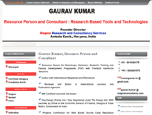 Tablet Screenshot of gauravkumarindia.com